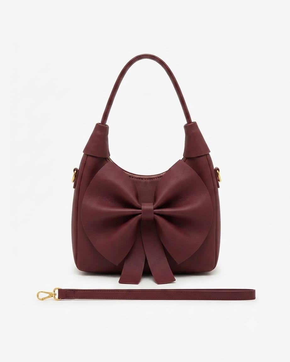 Elegant Bow Shoulder Bag for Women