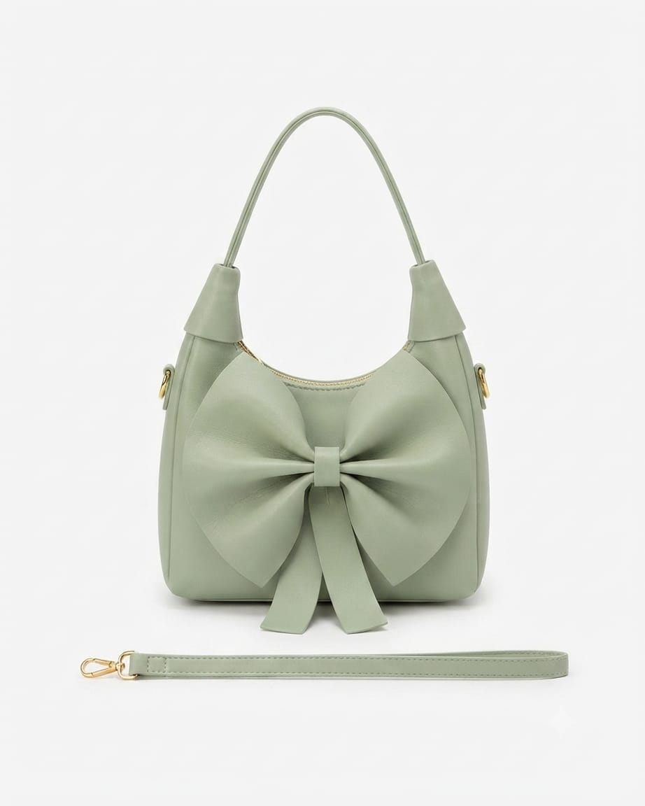 Elegant Bow Shoulder Bag for Women
