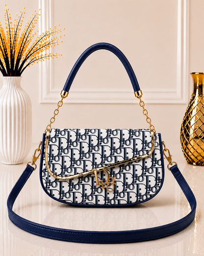 Signature Monogram Saddle Bag