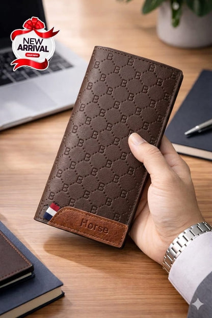 Quilted Geometric Zip-Around Wristlet Wallet