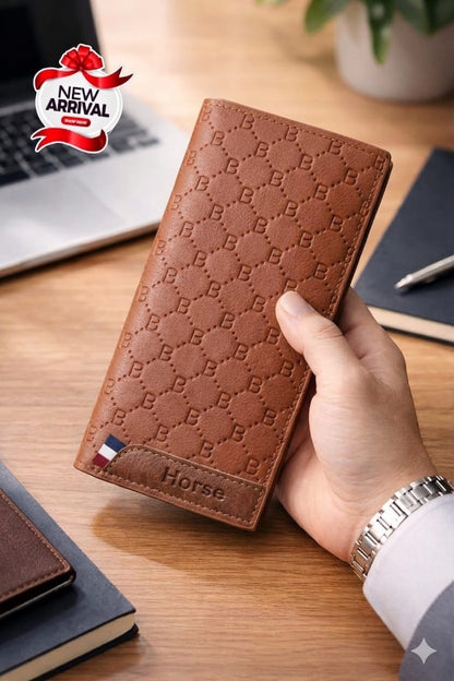 Quilted Geometric Zip-Around Wristlet Wallet