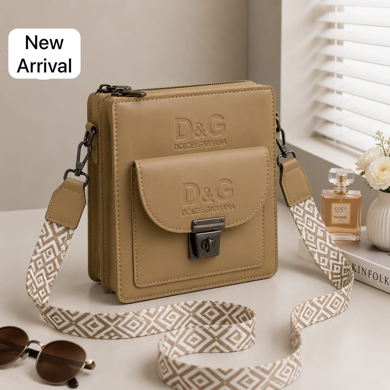 Structured Urban Crossbody Bag