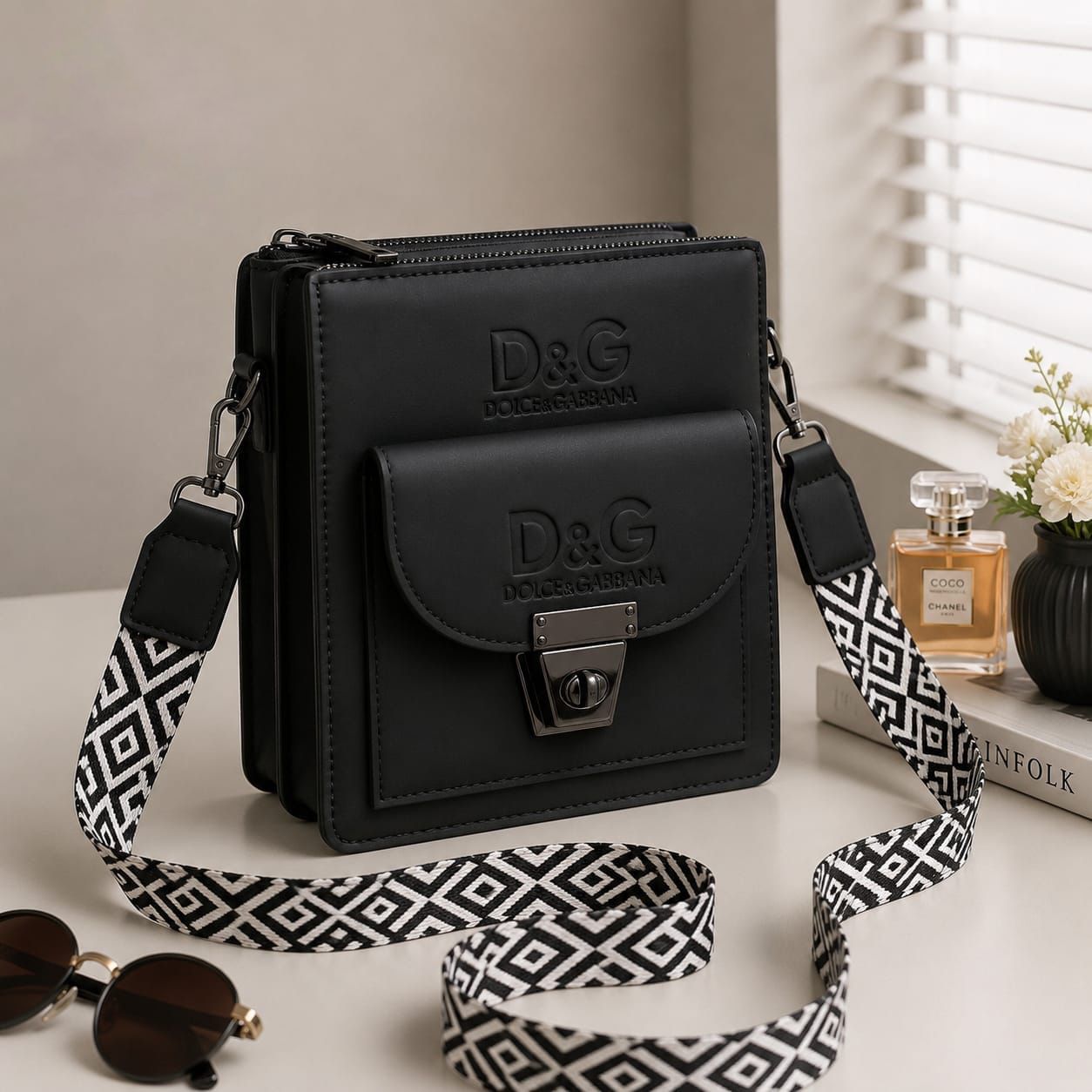 Structured Urban Crossbody Bag