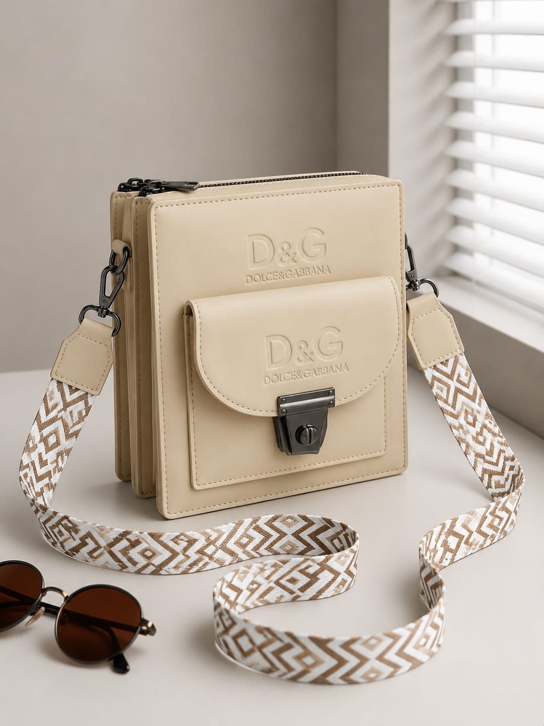 Structured Urban Crossbody Bag