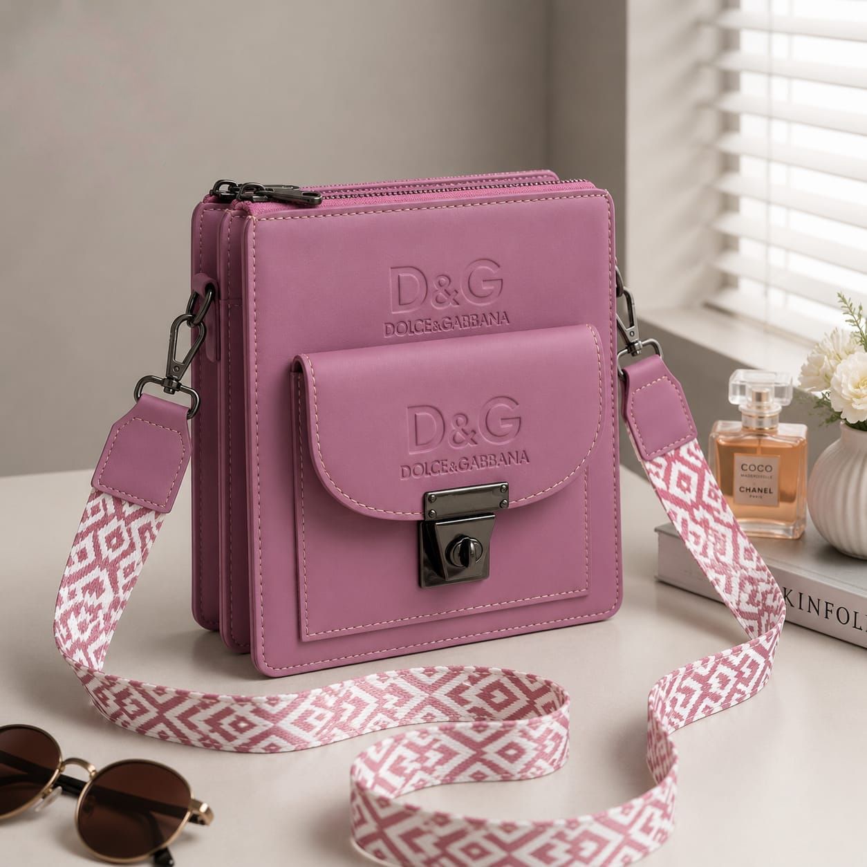 Structured Urban Crossbody Bag