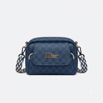 Crossbody Bag with Chevron Strap